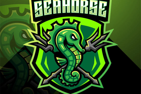 Seahorse Esport Mascot 