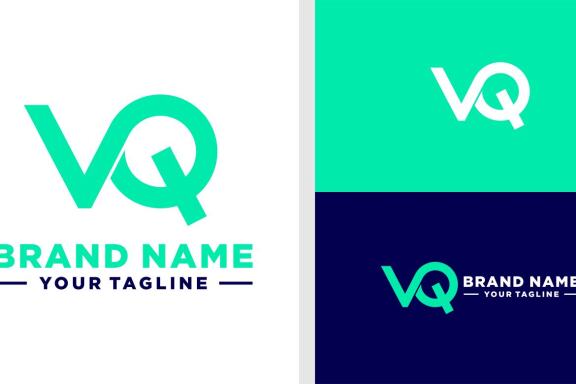 VQ LOGO MONOGRAM MODERN EDITABLE