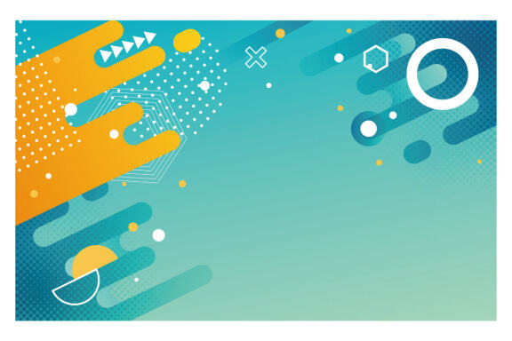 Memphis polygonal geometric background abstract background vector illustration