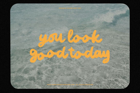 Peaceful Island - Handwritten Font Duo