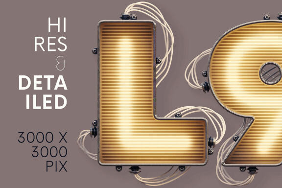 Futu Lights - 3D Lettering