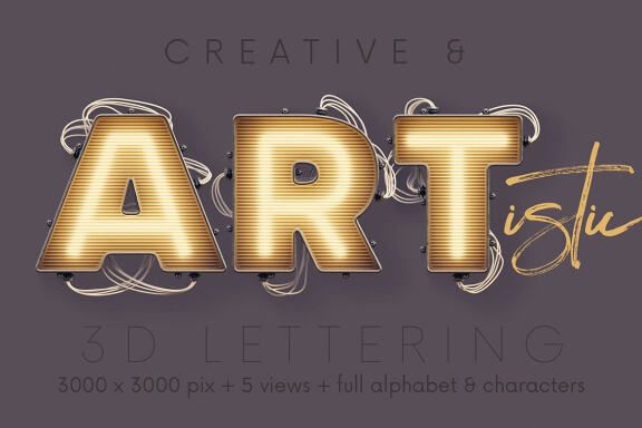 Futu Lights - 3D Lettering