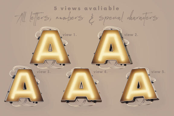 Futu Lights - 3D Lettering
