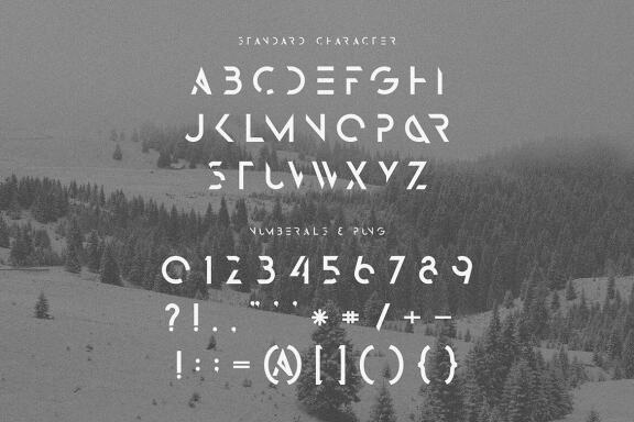 Altiq - Futuristic Font
