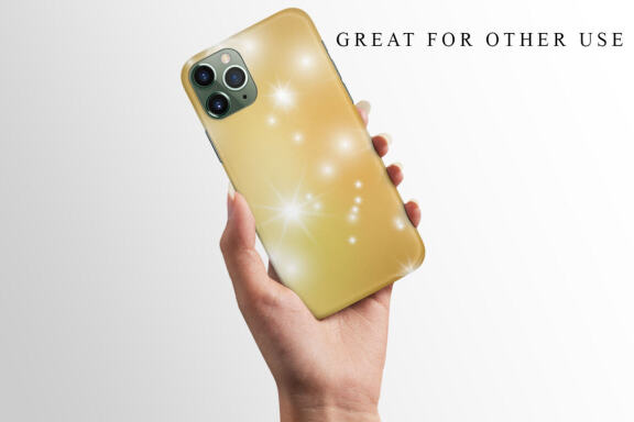 Golden Bokeh with Star Sparkle - Free Backgrounds