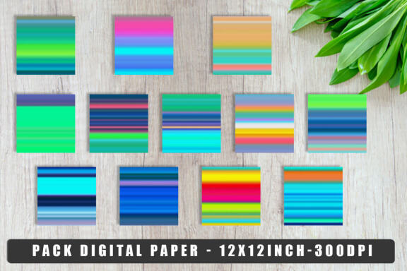 Digital paper gradient mix color background