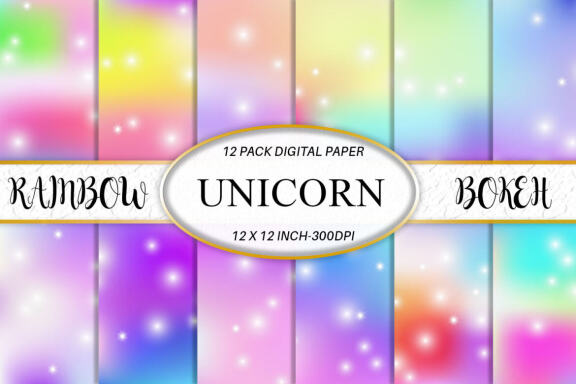 Digital paper gradient color with sparkle background