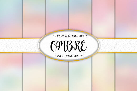 Digital paper gradient soft color background