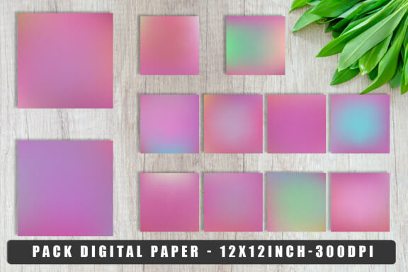 Digital paper gradient pink color background