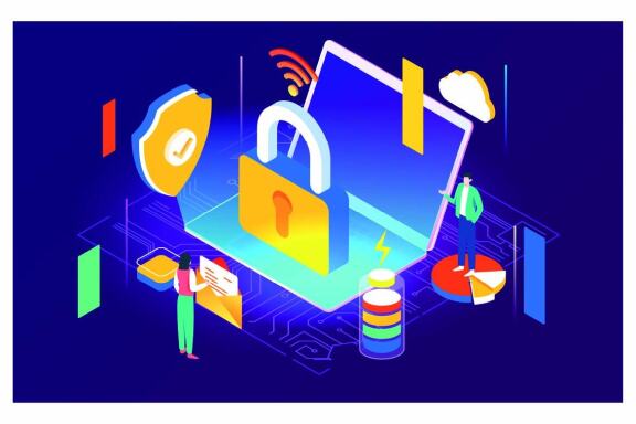 Computer Network Security - 17 Vector Illustrations