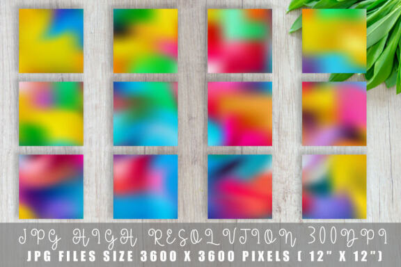 Digital paper ombre colorful background