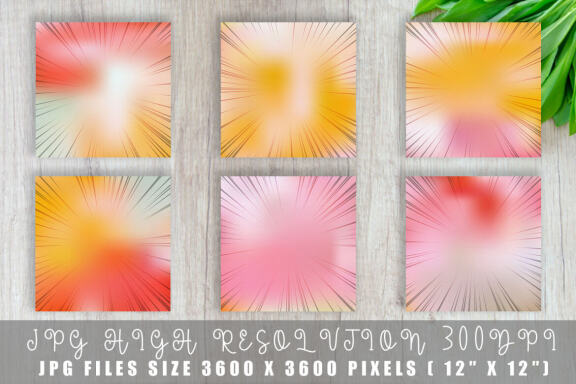 Digital paper speed line texture with gradient summer color background