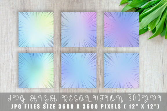 Digital paper speed line texture with gradient unicorn color background