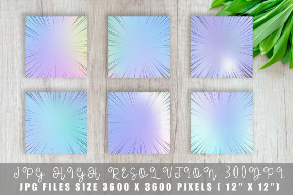 Digital paper speed line texture with gradient unicorn color background