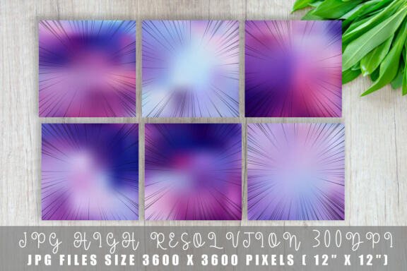 Digital paper speed line texture with gradient purple color background