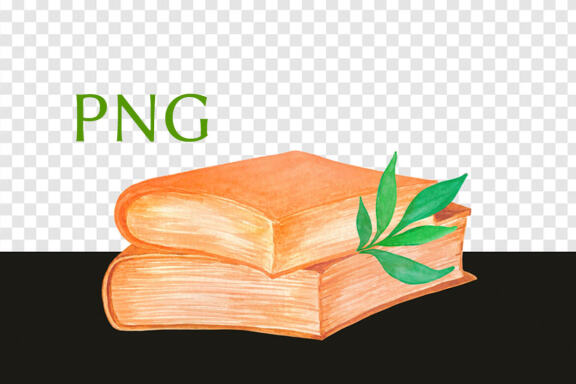 Watercolor Book Clipart