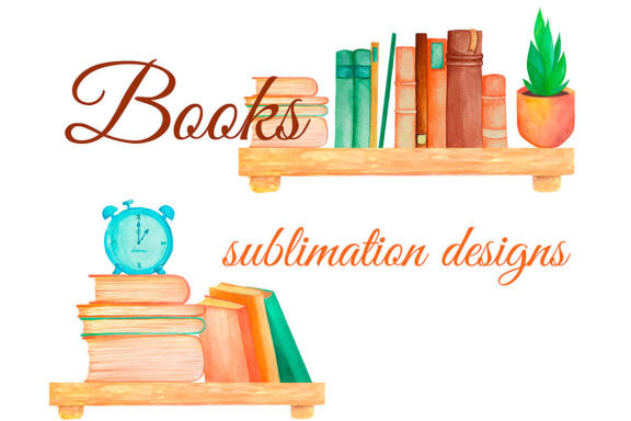Watercolor Book Clipart