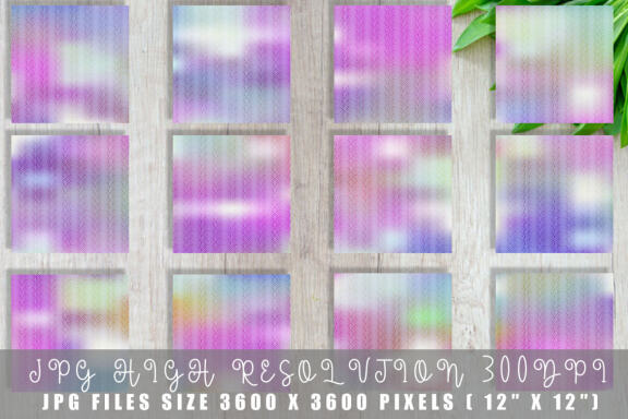 Digital paper Art deco pattern with gradient purple color background