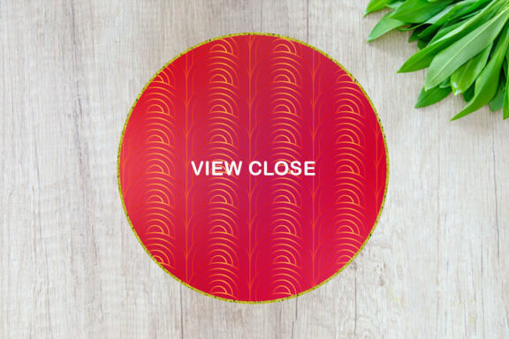 Digital paper Art deco pattern with gradient red color background