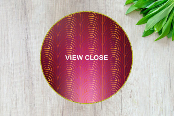 Digital paper Art deco pattern with gradient dark pink color background