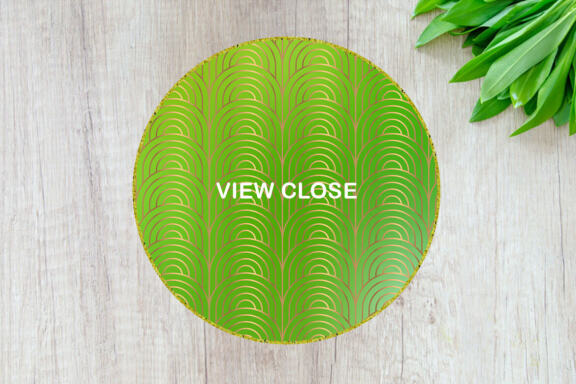 Digital paper Art deco pattern with gradient green light color background