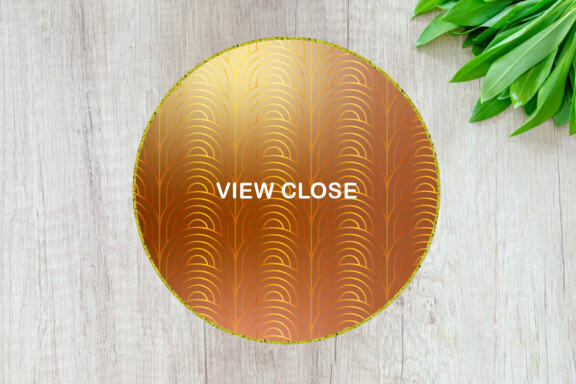 Digital paper Art deco pattern with gradient orange color background