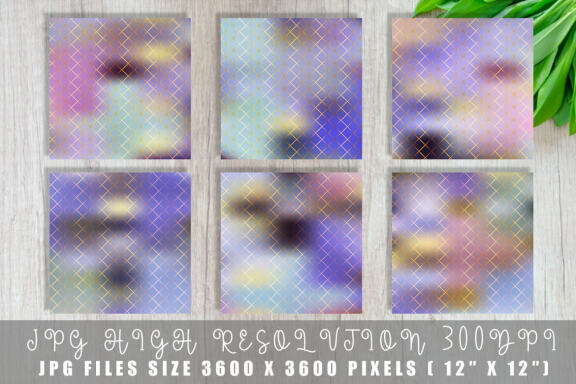 Digital paper Grid pattern with gradient color background