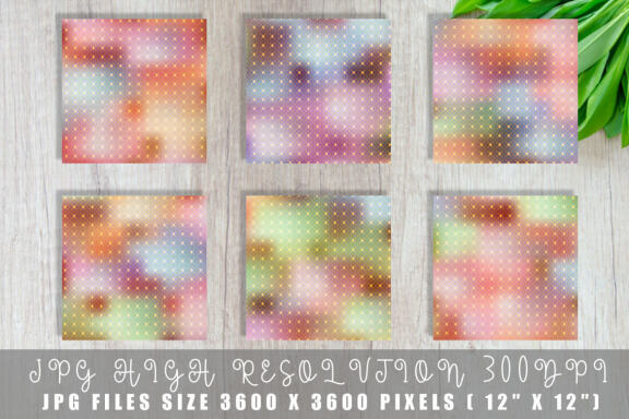 Digital paper gold grid pattern with gradient pastel color background