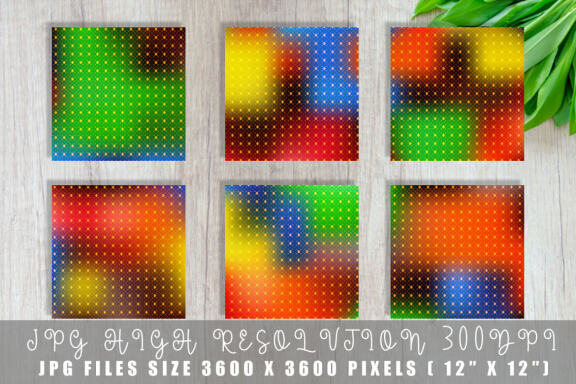 Digital paper gold grid pattern with gradient dark color background