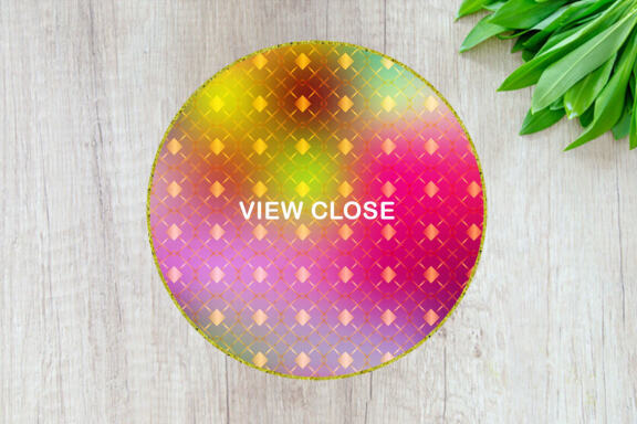 Digital paper gold grid pattern with gradient bright color background
