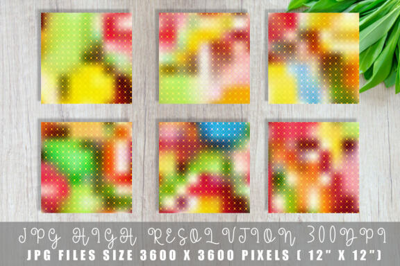 Digital paper gold grid pattern with gradient bright color background