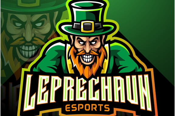 Leprechaun Esport Mascot 