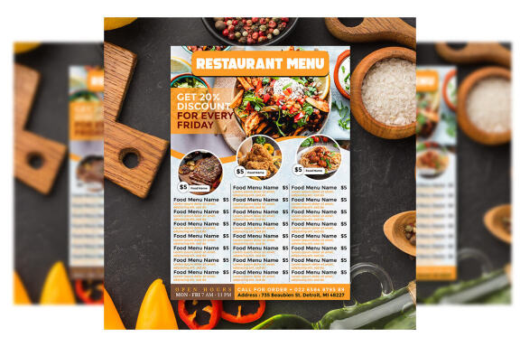 Flyer Menu