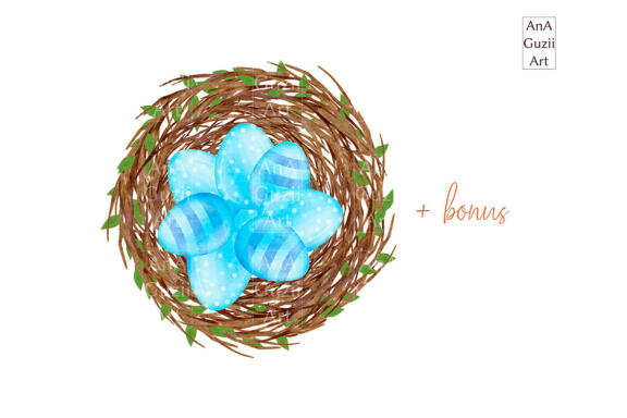 Watercolor Spring Easter Cookie Clipart. Easter Chocolate Bunny, Sweets.