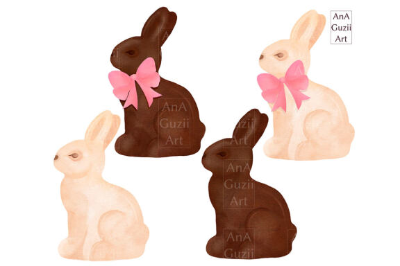 Watercolor Easter Cookie Clipart.