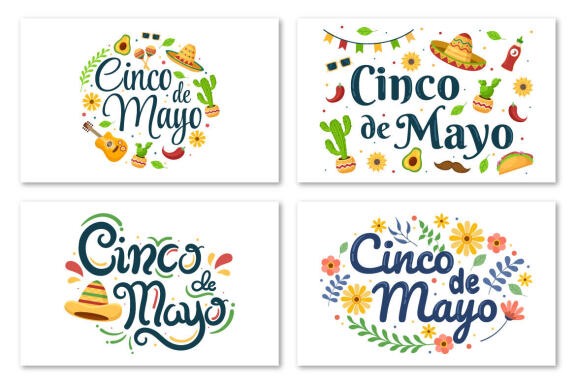 20 Cinco de Mayo Mexican Holiday Illustration