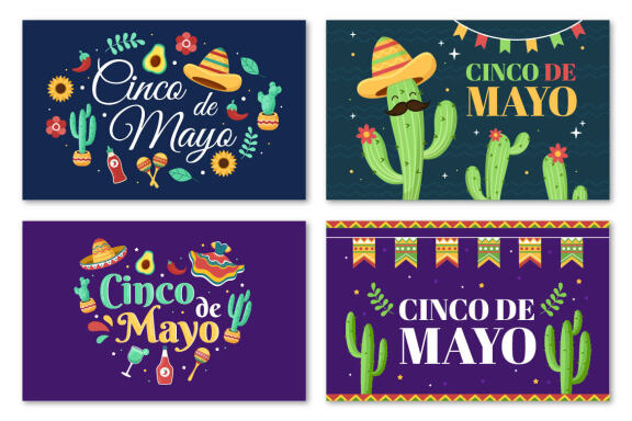 20 Cinco de Mayo Mexican Holiday Illustration