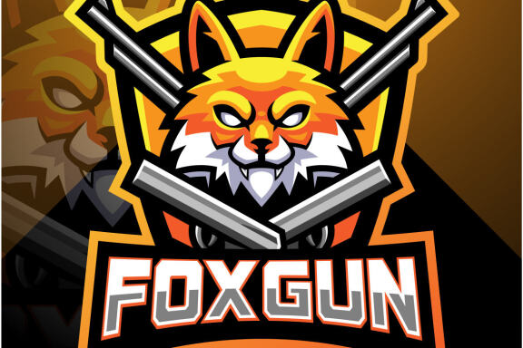 Fox Gun Esport Mascot 