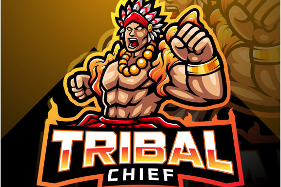Tribal Chief Esport Mascot 