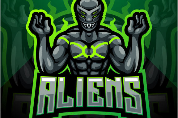 Alien Esport Mascot 