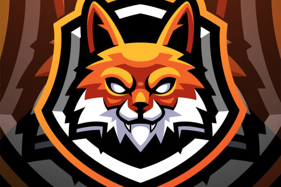 Foxes Head Sport Mascot 