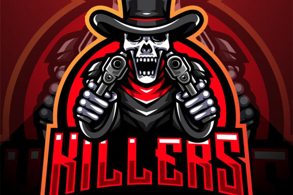 Skull Gunners Esport Mascot 
