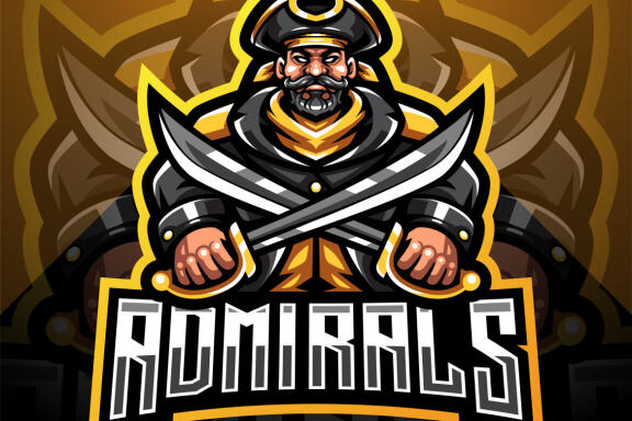 Admirals Esport Mascot 