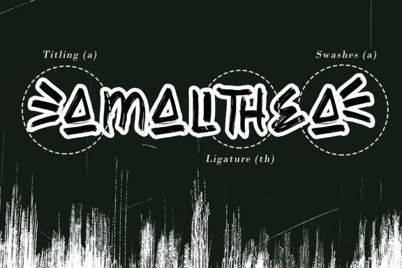 Amallthea FREE Natural Brush Font