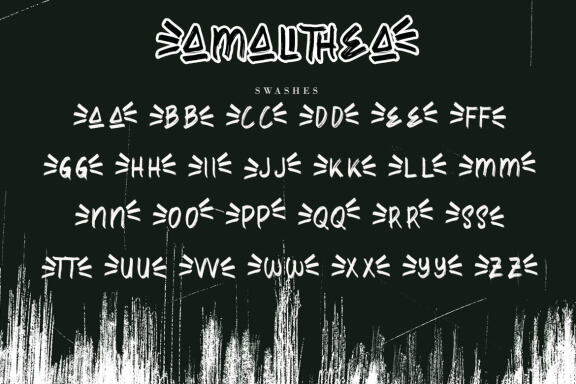 Amallthea FREE Natural Brush Font