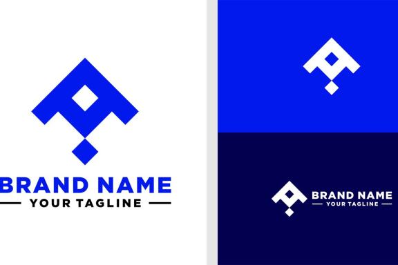 PLANE LOGO GEOMETRIC UNIQUE EDITABLE
