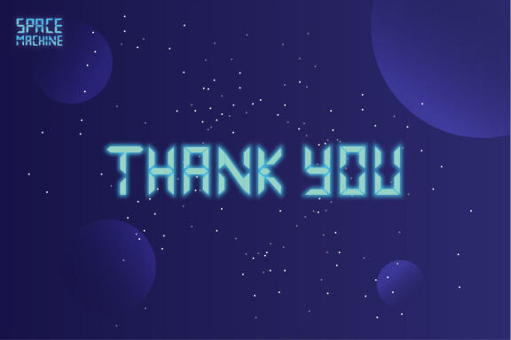 Space Machine Display Font