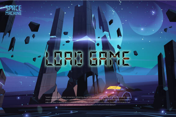 Space Machine Display Font