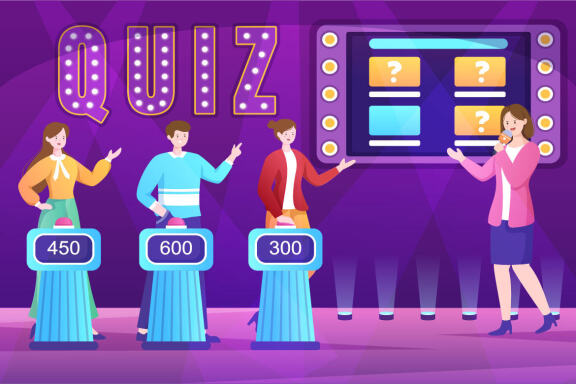 18 Talent Show and TV Quiz Illustration