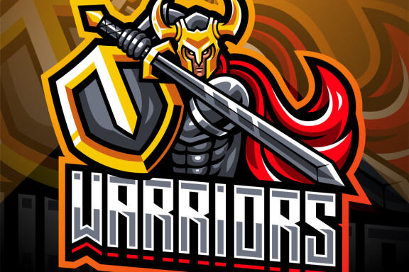 Warriors Esport Mascot 